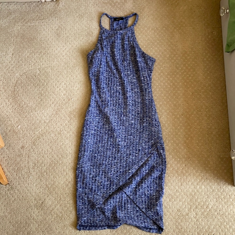 Bodycon blue dress